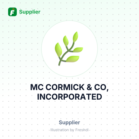 MC CORMICK & CO, INCORPORATED – summary card, no photo uploaded yet