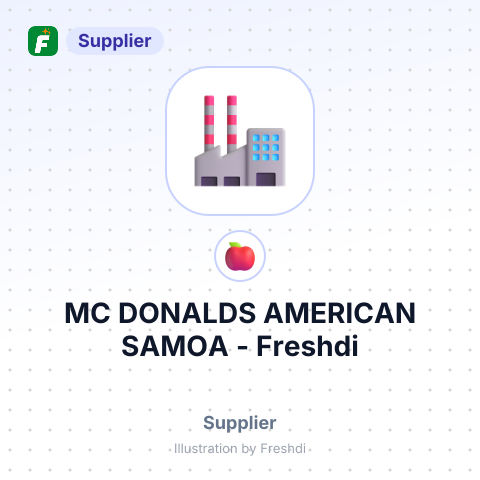 MC DONALDS AMERICAN SAMOA – summary card, no photo uploaded yet