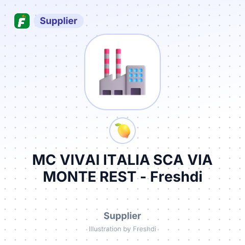 MC VIVAI ITALIA SCA VIA MONTE REST – summary card, no photo uploaded yet