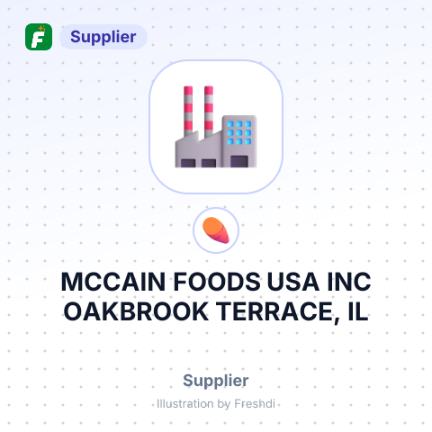 MCCAIN FOODS USA INC OAKBROOK TERRACE, IL – summary card, no photo uploaded yet