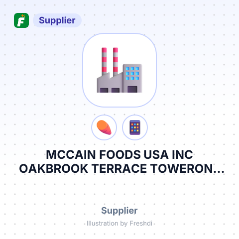 MCCAIN FOODS USA INC OAKBROOK TERRACE TOWERONE TOWER LANE, OAKBROOK TERRACEIL – summary card, no photo uploaded yet