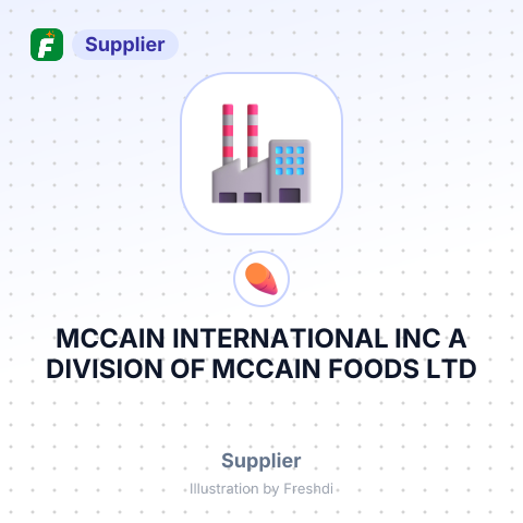 MCCAIN INTERNATIONAL INC A DIVISION OF MCCAIN FOODS LTD – summary card, no photo uploaded yet