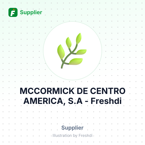 MCCORMICK DE CENTRO AMERICA, S.A – summary card, no photo uploaded yet