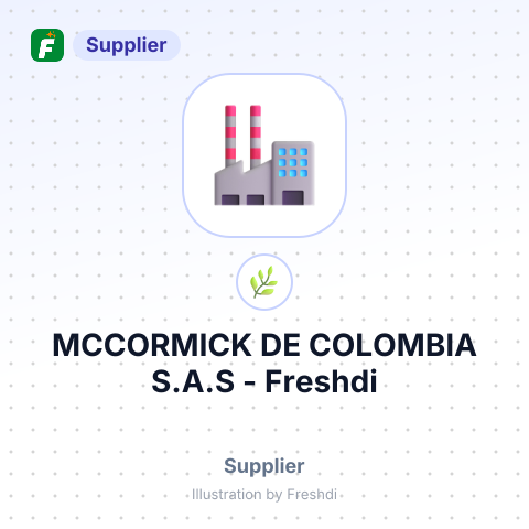 MCCORMICK DE COLOMBIA S.A.S – summary card, no photo uploaded yet