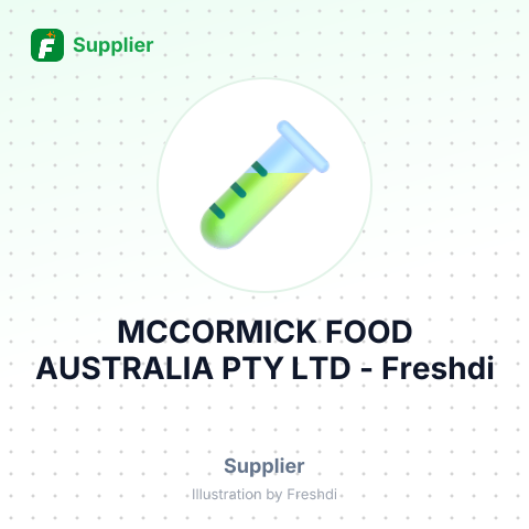 MCCORMICK FOOD AUSTRALIA PTY LTD – summary card, no photo uploaded yet