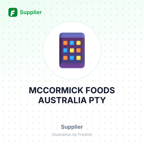 MCCORMICK FOODS AUSTRALIA PTY – summary card, no photo uploaded yet