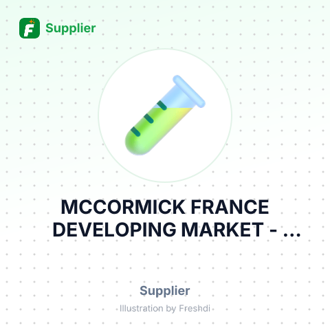 MCCORMICK FRANCE DEVELOPING MARKET – summary card, no photo uploaded yet