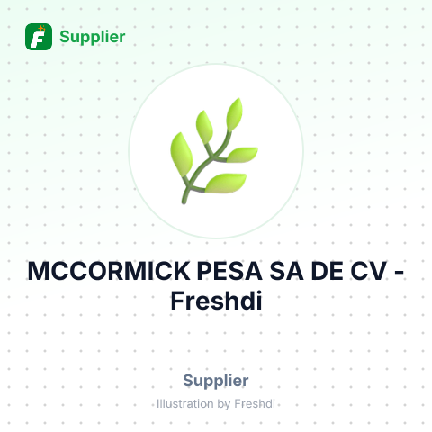 MCCORMICK PESA SA DE CV – summary card, no photo uploaded yet