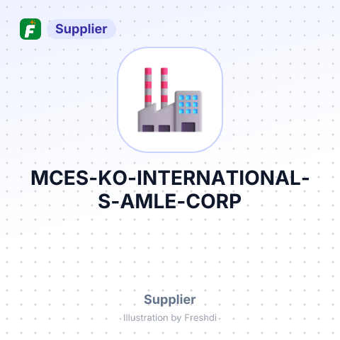 MCES-KO INTERNATIONAL S.AMLE CORP – summary card, no photo uploaded yet