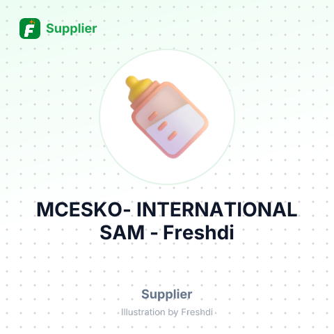 MCESKO- INTERNATIONAL SAM – summary card, no photo uploaded yet