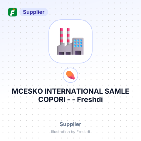 MCESKO INTERNATIONAL SAMLE COPORI - – summary card, no photo uploaded yet
