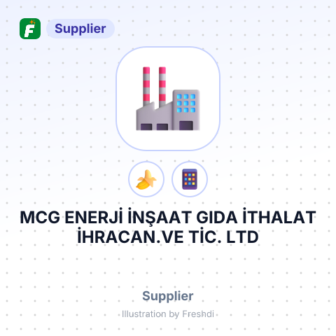MCG ENERJİ İNŞAAT GIDA İTHALAT İHRACAN.VE TİC. LTD – summary card, no photo uploaded yet