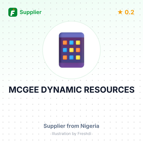MCGEE DYNAMIC RESOURCES – summary card, no photo uploaded yet