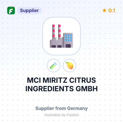 MCI MIRITZ CITRUS INGREDIENTS GMBH – summary card, no photo uploaded yet