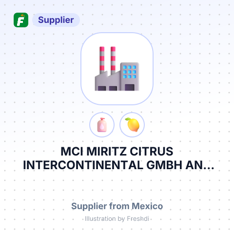MCI MIRITZ CITRUS INTERCONTINENTAL GMBH AND CO.KG – summary card, no photo uploaded yet