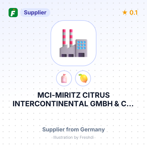 MCI-MIRITZ CITRUS INTERCONTINENTAL GMBH & CO. KG.G – summary card, no photo uploaded yet