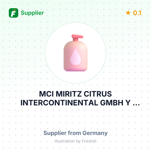 MCI MIRITZ CITRUS INTERCONTINENTAL GMBH Y COKG – summary card, no photo uploaded yet