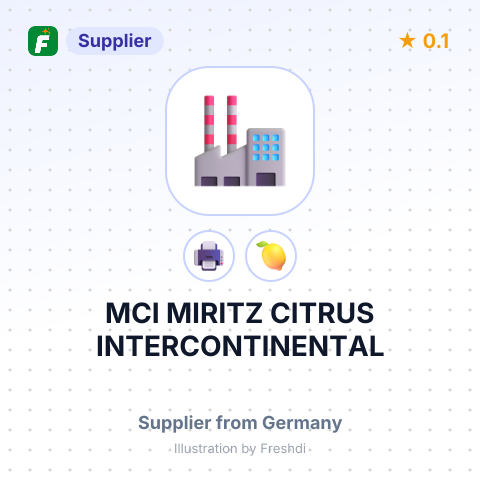 MCI MIRITZ CITRUS INTERCONTINENTAL – summary card, no photo uploaded yet