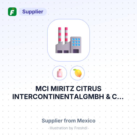 MCI MIRITZ CITRUS INTERCONTINENTALGMBH & CO. KG – summary card, no photo uploaded yet