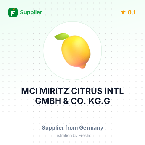MCI MIRITZ CITRUS INTL GMBH & CO. KG.G – summary card, no photo uploaded yet