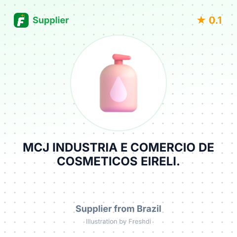 MCJ INDUSTRIA E COMERCIO DE COSMETICOS EIRELI. – summary card, no photo uploaded yet