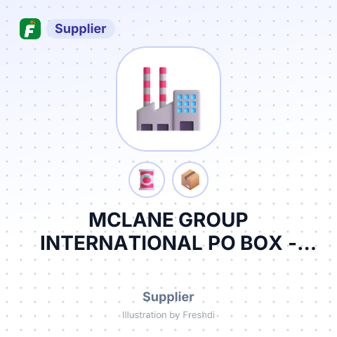 MCLANE GROUP INTERNATIONAL PO BOX – summary card, no photo uploaded yet