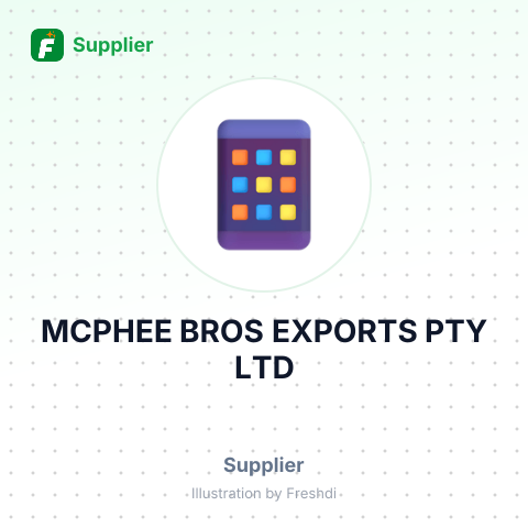 MCPHEE BROS EXPORTS PTY LTD – summary card, no photo uploaded yet