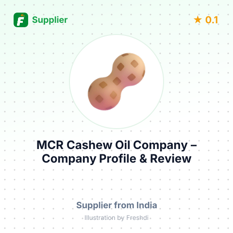 MCR Cashew Oil Company – summary card, no photo uploaded yet