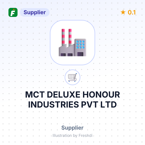MCT DELUXE HONOUR INDUSTRIES PVT LTD – summary card, no photo uploaded yet