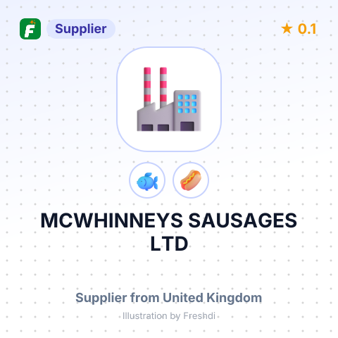 MCWHINNEYS SAUSAGES LTD – summary card, no photo uploaded yet