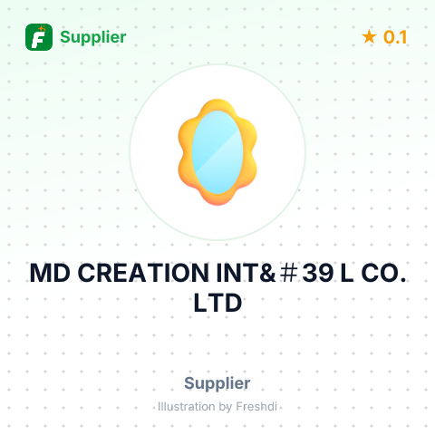 MD CREATION INT&＃39; L CO., LTD – summary card, no photo uploaded yet