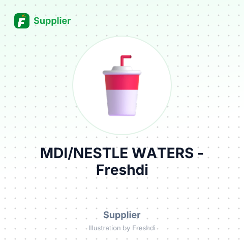 MDI/NESTLE WATERS – summary card, no photo uploaded yet