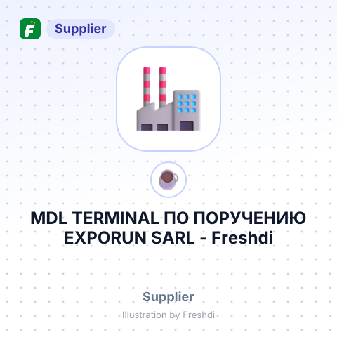 MDL TERMINAL ПО ПОРУЧЕНИЮ EXPORUN SARL – summary card, no photo uploaded yet