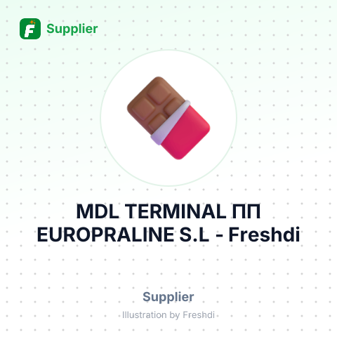 MDL TERMINAL ПП EUROPRALINE S.L – summary card, no photo uploaded yet