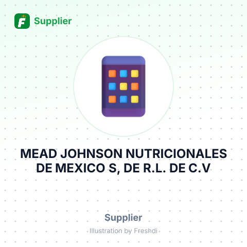 MEAD JOHNSON NUTRICIONALES DE MEXICO S, DE R.L. DE C.V – summary card, no photo uploaded yet