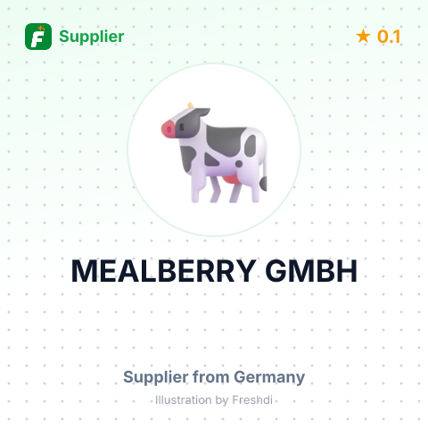 MEALBERRY GMBH – summary card, no photo uploaded yet