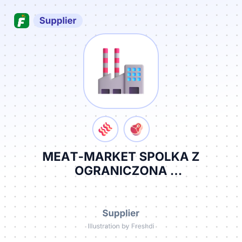 MEAT-MARKET SPOLKA Z OGRANICZONA ODPOWIEDZIALNOSCIA – summary card, no photo uploaded yet