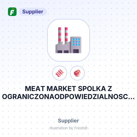 MEAT MARKET SPOLKA Z OGRANICZONAODPOWIEDZIALNOSCIA UL ZURAWIA – summary card, no photo uploaded yet
