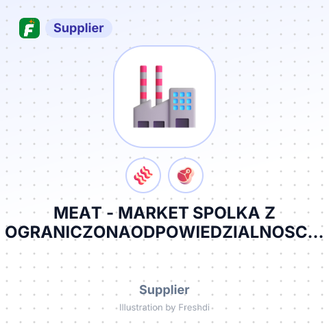 MEAT - MARKET SPOLKA Z OGRANICZONAODPOWIEDZIALNOSCIA – summary card, no photo uploaded yet