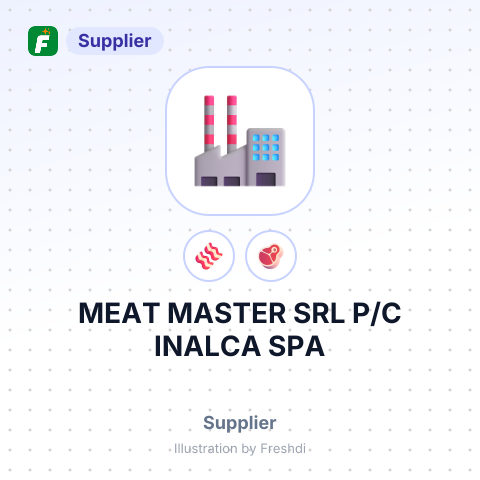 MEAT MASTER SRL P/C INALCA SPA – summary card, no photo uploaded yet