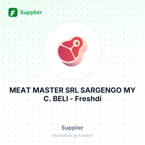 MEAT MASTER SRL SARGENGO MY C. BELI – summary card, no photo uploaded yet