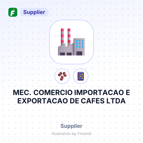 MEC. COMERCIO IMPORTACAO E EXPORTACAO DE CAFES LTDA – summary card, no photo uploaded yet