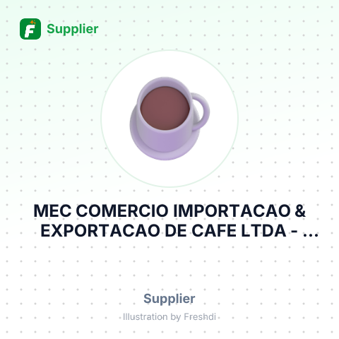 MEC COMERCIO IMPORTACAO & EXPORTACAO DE CAFE LTDA – summary card, no photo uploaded yet