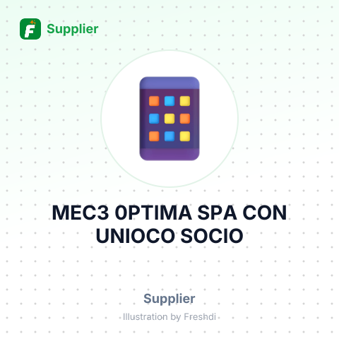 MEC3 0PTIMA SPA CON UNIOCO SOCIO – summary card, no photo uploaded yet