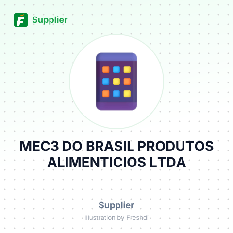 MEC3 DO BRASIL PRODUTOS ALIMENTICIOS LTDA – summary card, no photo uploaded yet