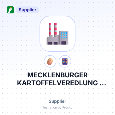 MECKLENBURGER KARTOFFELVEREDLUNG GMBH – summary card, no photo uploaded yet