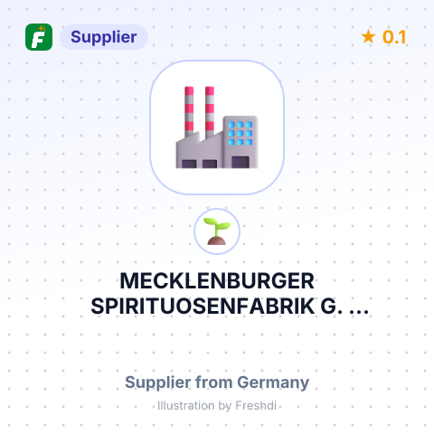 MECKLENBURGER SPIRITUOSENFABRIK G. WINKELHAUSEN GMBH GÜSTROW – summary card, no photo uploaded yet