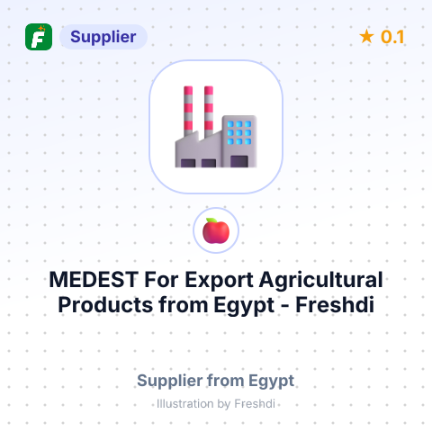 MEDEST For Export Agricultural Products  – summary card, no photo uploaded yet