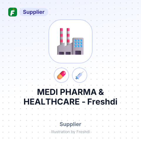 MEDI PHARMA & HEALTHCARE – summary card, no photo uploaded yet