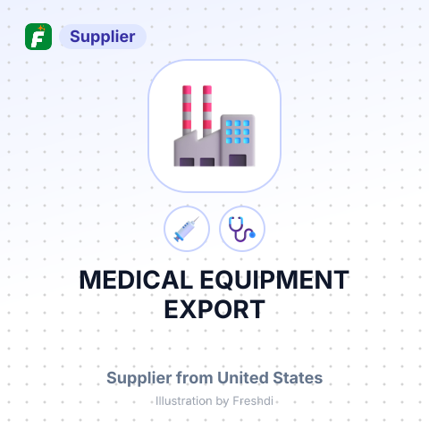 MEDICAL EQUIPMENT EXPORT – summary card, no photo uploaded yet